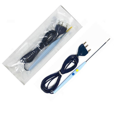 Retractable Disposable Electrosurgical Hand Control Pencil With Silver Blade Tip