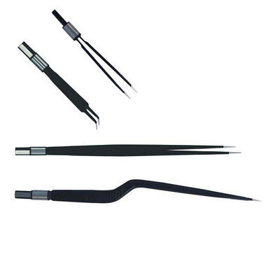 Electrosurgical Insulated Bipolar Forceps Ergonomic Handle Custom