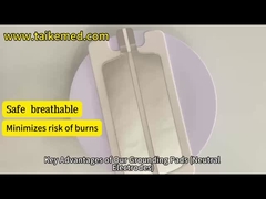 Customized Electrosurgical Grounding Plate Bi Polar Silver Color